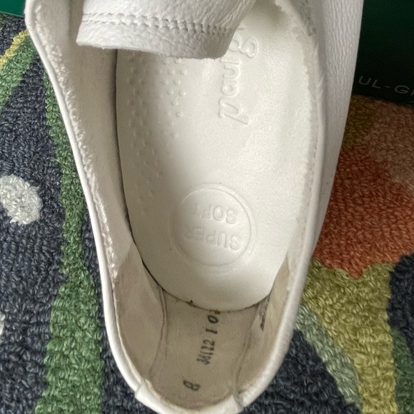 RARE, Paul Green Men’s White Leather Sneakers US Size 10.5 - Picture 8 of 16